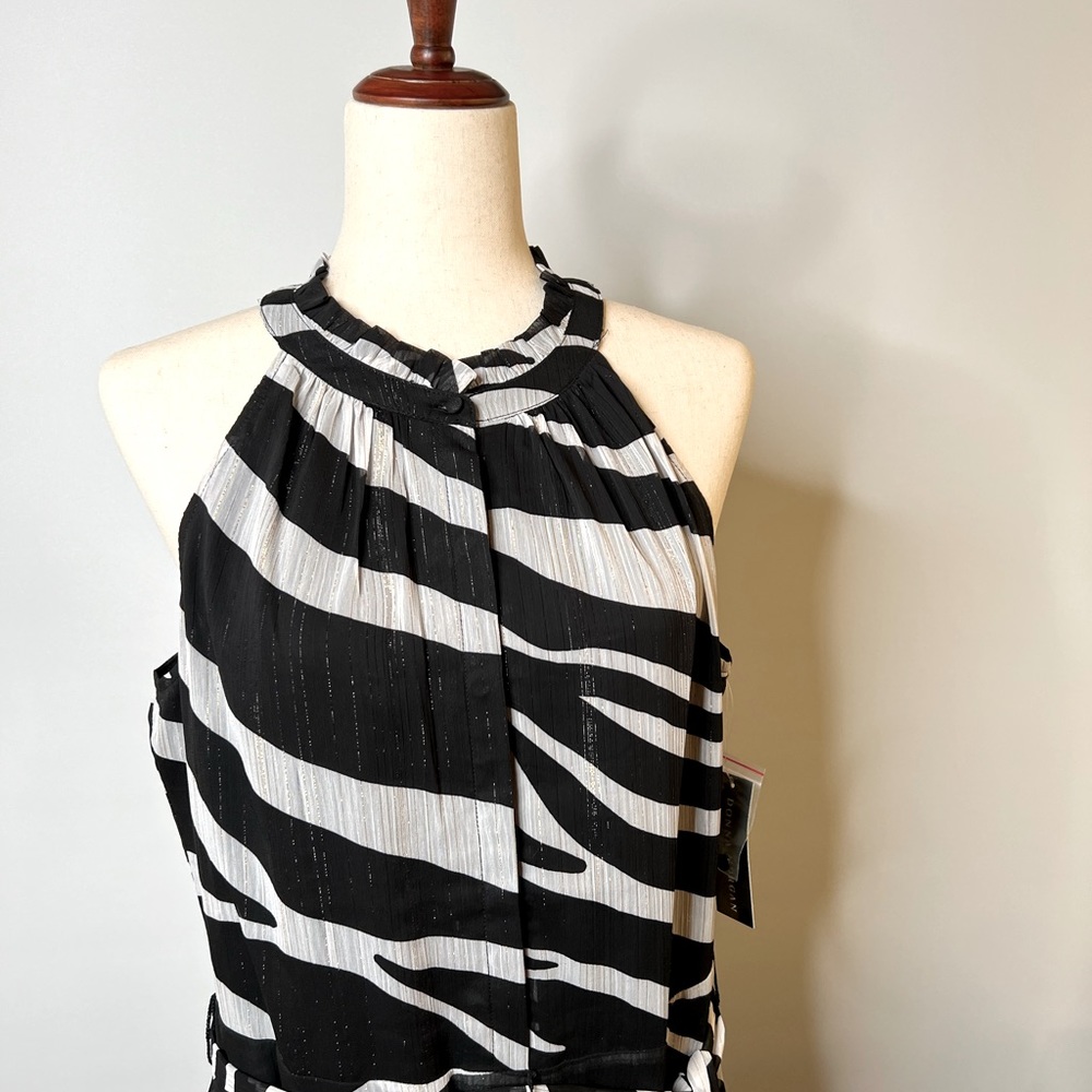 Donna Morgan size 14 zebra print dress